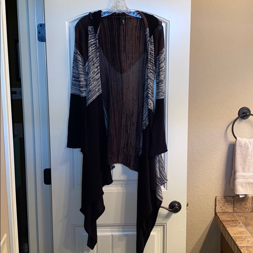 ELON Fly Away Duster cardigan multi-colored size M